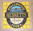 Toasted Bennetts Beer label 